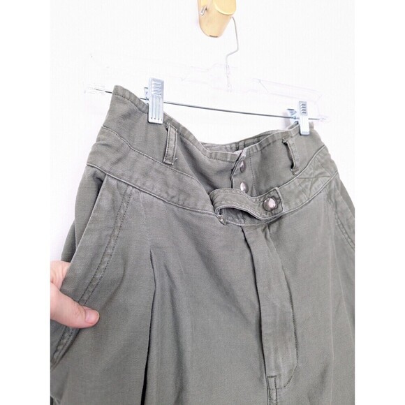 Frame Green Pants Womens Size 30 High Rise Cropped Trousers - Picture 6 of 14